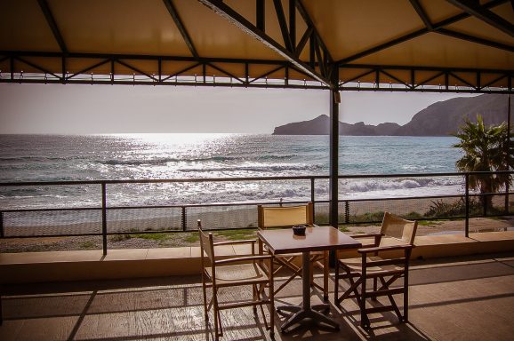 Agios Georgios Blick auf Porto Timoni