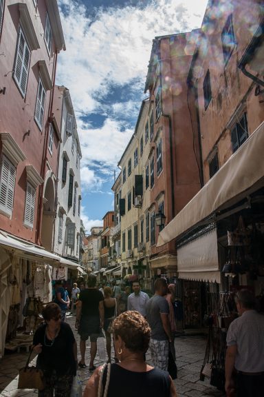 Kerkyra, die Inselhauptstadt, Altstadt